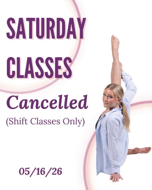 Shift classes will be CANCELED this Saturday, May 16th!

Pink Petal will still be running!