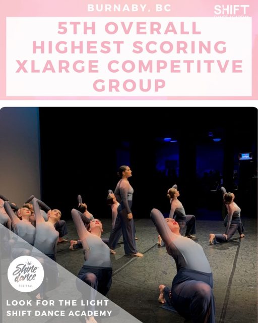 Congrats to London Lyrical on receiving the 5th Overall Highest Scoring X-Large Group of the Competitive Division at Shine Dance Festival! 

Awesome job dancers! 💕