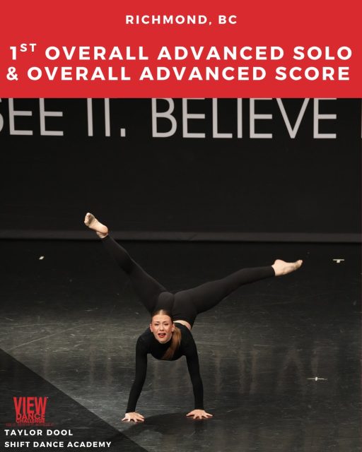 Congratulations to all our Advanced dancers for completing their solos at View Richmond!!