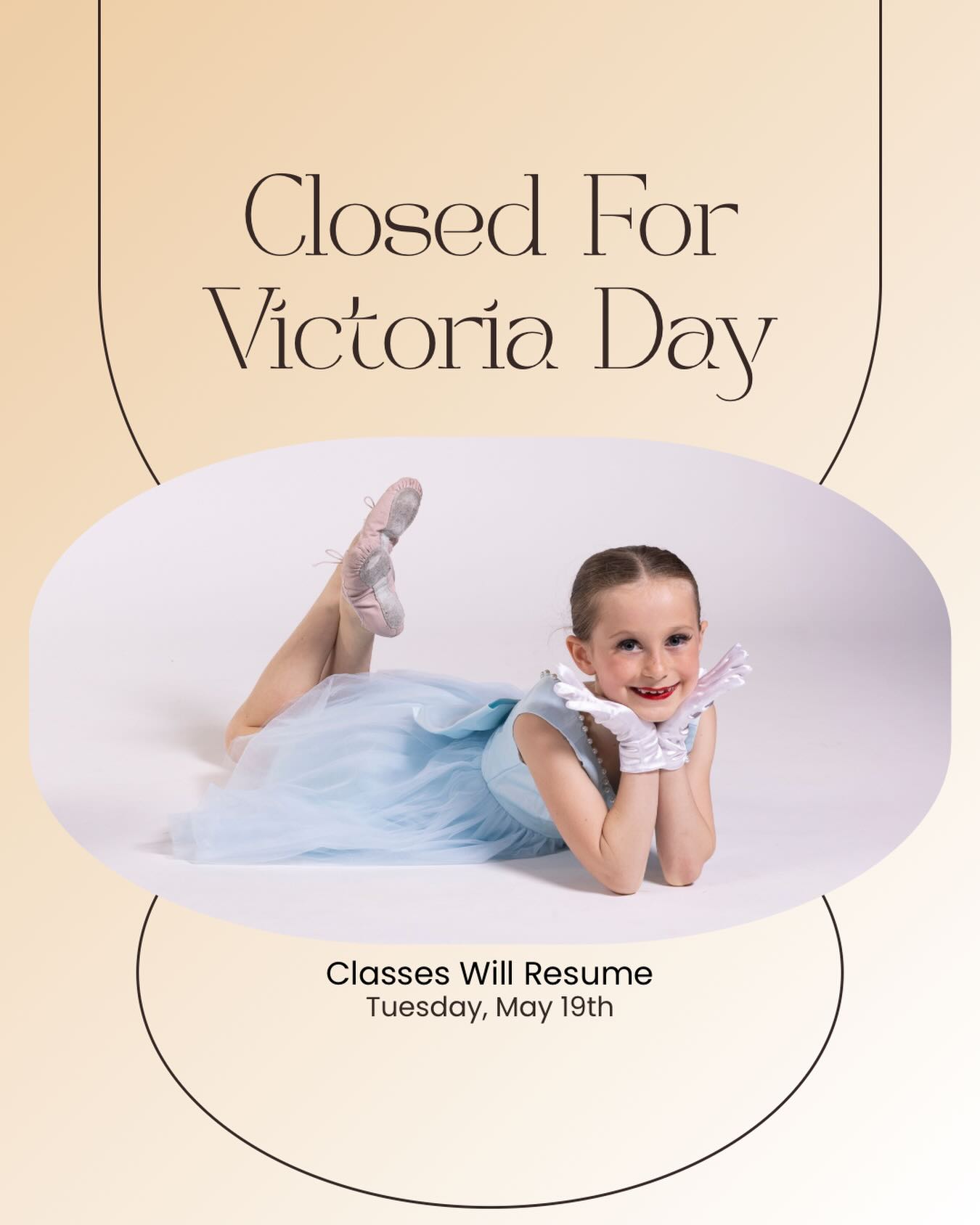 We are CLOSED today for Victoria Day! 

Have a wonderful long weekend ☀️ See you back in the studio tomorrow!
