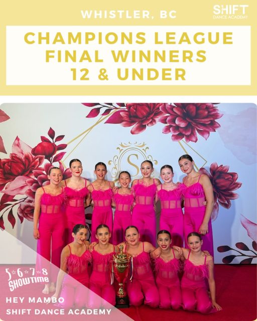 CHAMPIONS LEAGUE FINAL WINNERS🏆❤️

Congratulations to HEY MAMBO on bringing home the 12 and under Champions League trophy at 5678 Showtime last weekend!!🥇