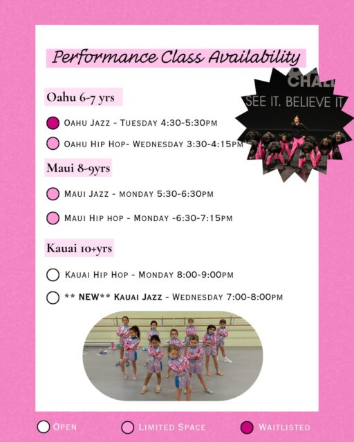 ✨Curious about competitive dance?!

Our PERFORMANCE LEVEL program is the perfect intro to competitive dance! Dancers can experience the excitement of competitive dance without the commitment of a large extra-curricular course load!

Dancers are only required to take 2x classes per week and will compete in 1x local competition, in addition to performing in 3x SHIFT events! 🩰

If you’re curious about the competitive dance world or looking for more performance opportunities, our Performance program is a great way to take the next step! 

Check out our Performance level classes! Curious if it’s the right fit for your dancer? Contact us:

📞604.770.1777
📧info@shiftdance.ca

#dance #shiftdance #northvancouver